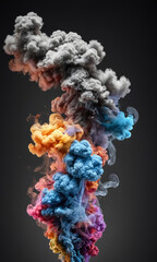 Fototapeta premium Abstract Multi Color Artistic Wallpaper