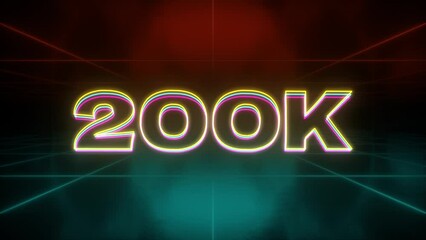 200k animation retro background
