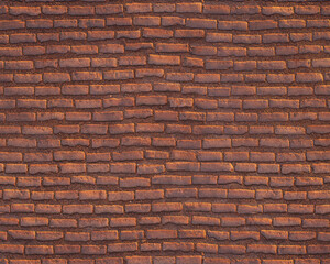 Pattern and structure of brick wall. Detail shot.