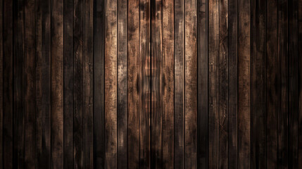 Old dark wooden wall background