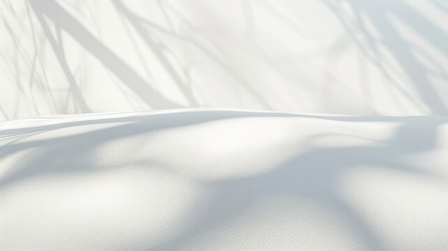 A pure snowy white background with a delicate shadow gradient