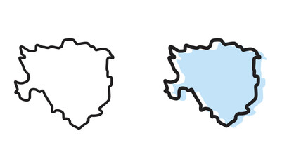 milan map, milan vector, milan outline, milan