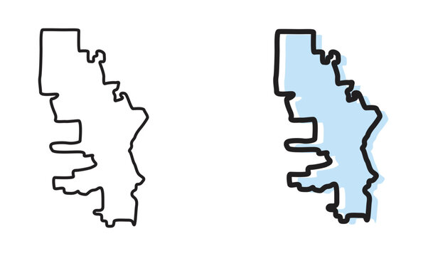 milwaukee map, milwaukee vector, milwaukee outline, milwaukee