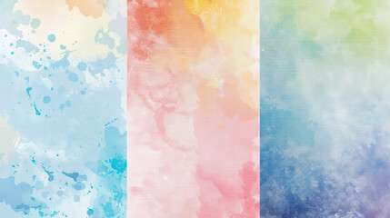 Colorful abstract watercolor background