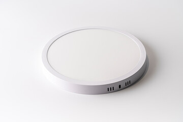 led panel on white background