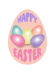 Colorful vector happy Easter day with eggs. Elegant, aesthetic, stylish Easter background. Spring celebration Easter banner. Happy Easter. Festive banner. Holidays, discounts, eggs