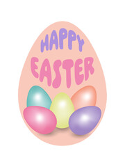 Colorful vector happy Easter day with eggs. Elegant, aesthetic, stylish Easter background. Spring celebration Easter banner. Happy Easter. Festive banner. Holidays, discounts, eggs