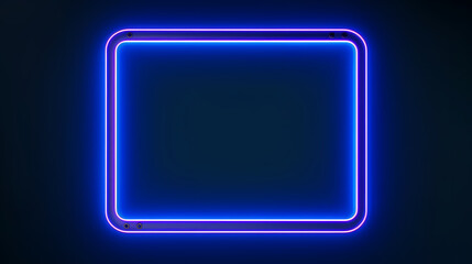 Neon style frame