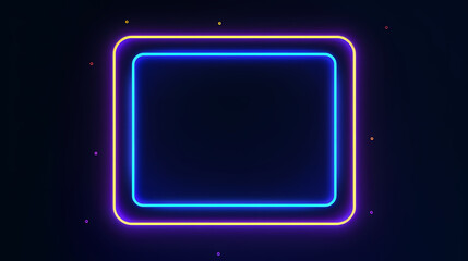 Obraz premium Neon style frame