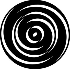 spiral, Stylized swirl art background. Minimal y2k outline graphic design. Abstract geometric shape minimal