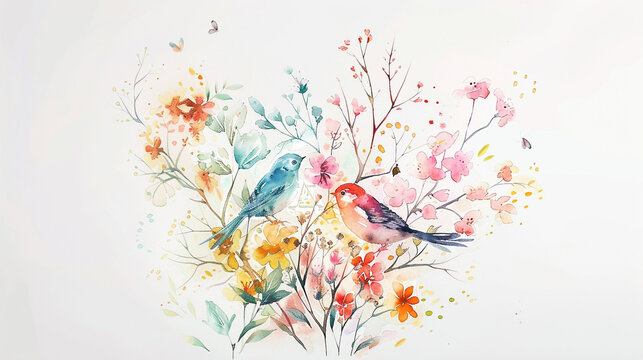  watercolor painting of a bird on a tree branch can be a delightful and rewarding artistic 