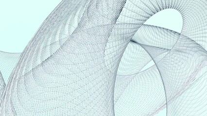 moderne elegante visionäre Designform, Gitter, Netz, Konstruktion, Linien, visuelle Innovation, neuartige Methoden, Hintergrund, Geometrie, Wirbel, Kurven, Gitternetz