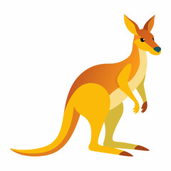 kangaroo, wallaby, wallaroo, mascot, pet, cartoon, pretty, cute, draw, art, wildlife, character, vector, illustration