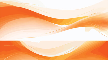 Modern orange gradient backgrounds with wave lines.