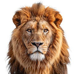  lion isolated on white background.