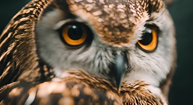 Owl in the forest.