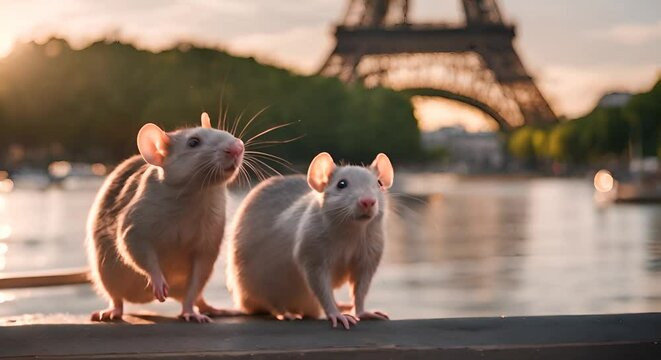 Rats in Paris.