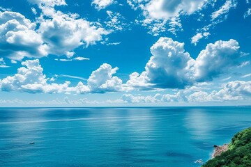 Obraz premium blue sky and sea