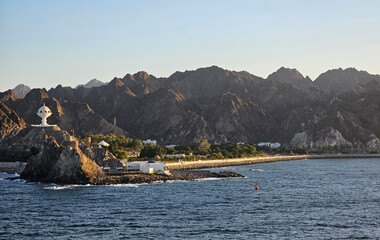wonderful views of sights and panoramas of Muscat in Oman