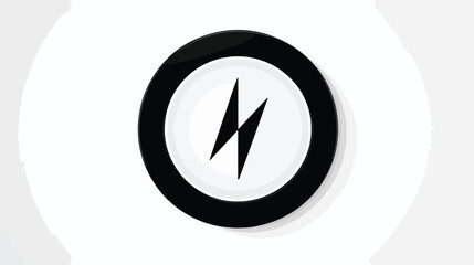Power button icon start symbol vector  flat vector i