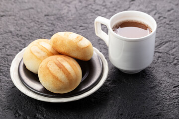 Delicious and nutritious almojabanas or pandebono, a food based on cassava flour and cheese