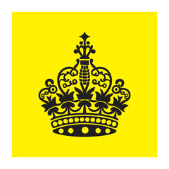 royal crown vector logo
