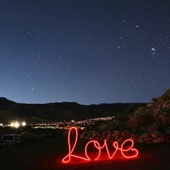  The word love written in Las Vegas Style neon © Ricardo Costa
