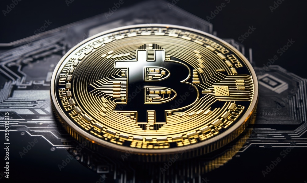 Poster integrating bitcoin investment into business and finance practices