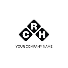 CRH letter logo design on white background. CRH logo. CRH creative initials letter Monogram logo icon concept. CRH letter design