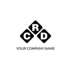 CRD letter logo design on white background. CRD logo. CRD creative initials letter Monogram logo icon concept. CRD letter design