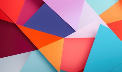 colorful geometric shapes overlapping to create an abstract background 