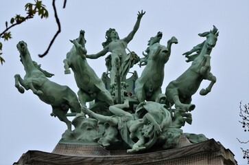 Paris, France 03.22.2017: Grand Palais (Grand Palace) in Paris, France