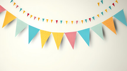 Background filled with colorful holiday flags