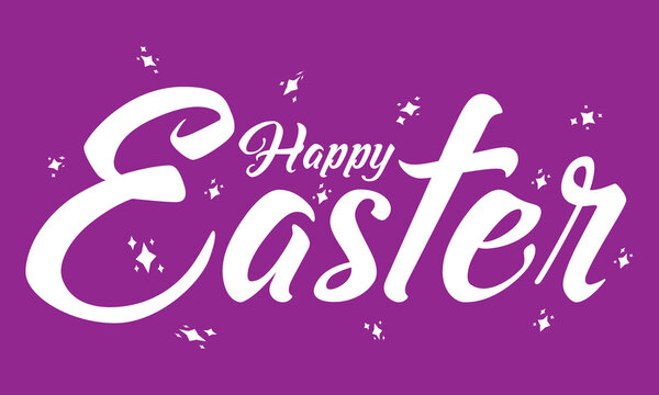 Happy easter banner template with background minimalist design eggs. Vector illustration
