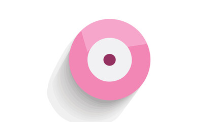 White Toilet paper roll icon isolated with long 