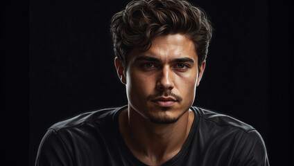 Obraz premium HD man portrait ,man, portrait, HD, male
