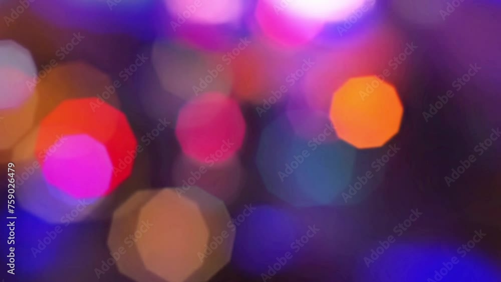 Wall mural abstract background of bokeh light reflection