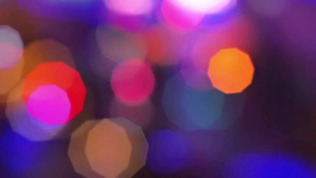 abstract background of bokeh light reflection