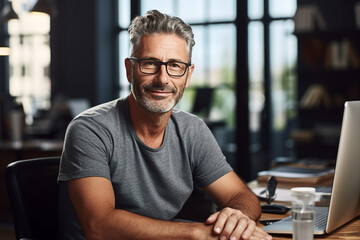 Fototapeta premium Business people programmers meeting conference against hackers criminals Generative AI