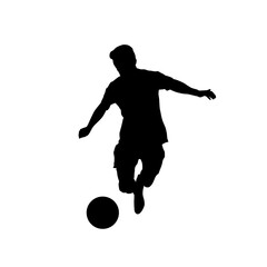 Fototapeta na wymiar Very high quality detailed soccer football player illustration.