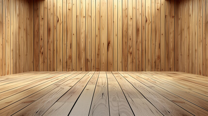 Wooden Office Background - Embracing Minimalist Interiors