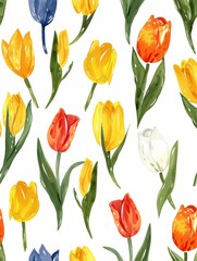 Obraz premium beautiful spring and summer flowers background
