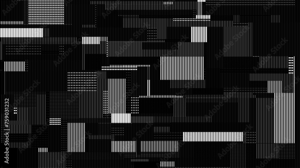 Aufkleber glitch overlay texture. glitched lines noise. no signal. retro abstract hud glitch vhs effect design