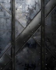 Abstract metal texture background - Carbon design banner - 759032021