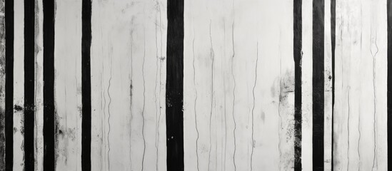 Decorative plaster texture featuring black and white striped vertical lines in a monochromatic background.