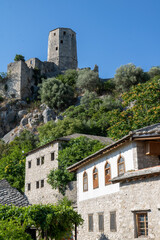 Medieval fortified town Pocitelj in Capljina municipality near Mostar in Herzegovina region, Bosnia...