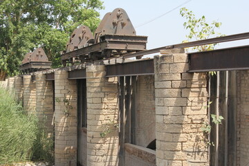 A 120-year-old irrigation canal system built in Pakistan.