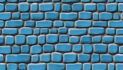Fototapeta premium azure wallpaper for seamless cobblestone wall or road background