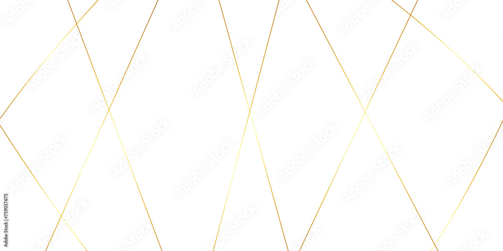 Wall mural abstract golden line luxury background template. geometric pattern squares and triangle shape. geome