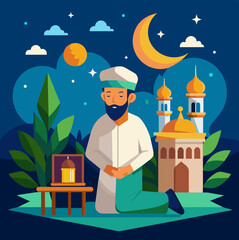 Ramadan Night Mosque